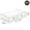 mDesign Wide Plastic Stackable Glasses Organizer Box with 2 Drawers